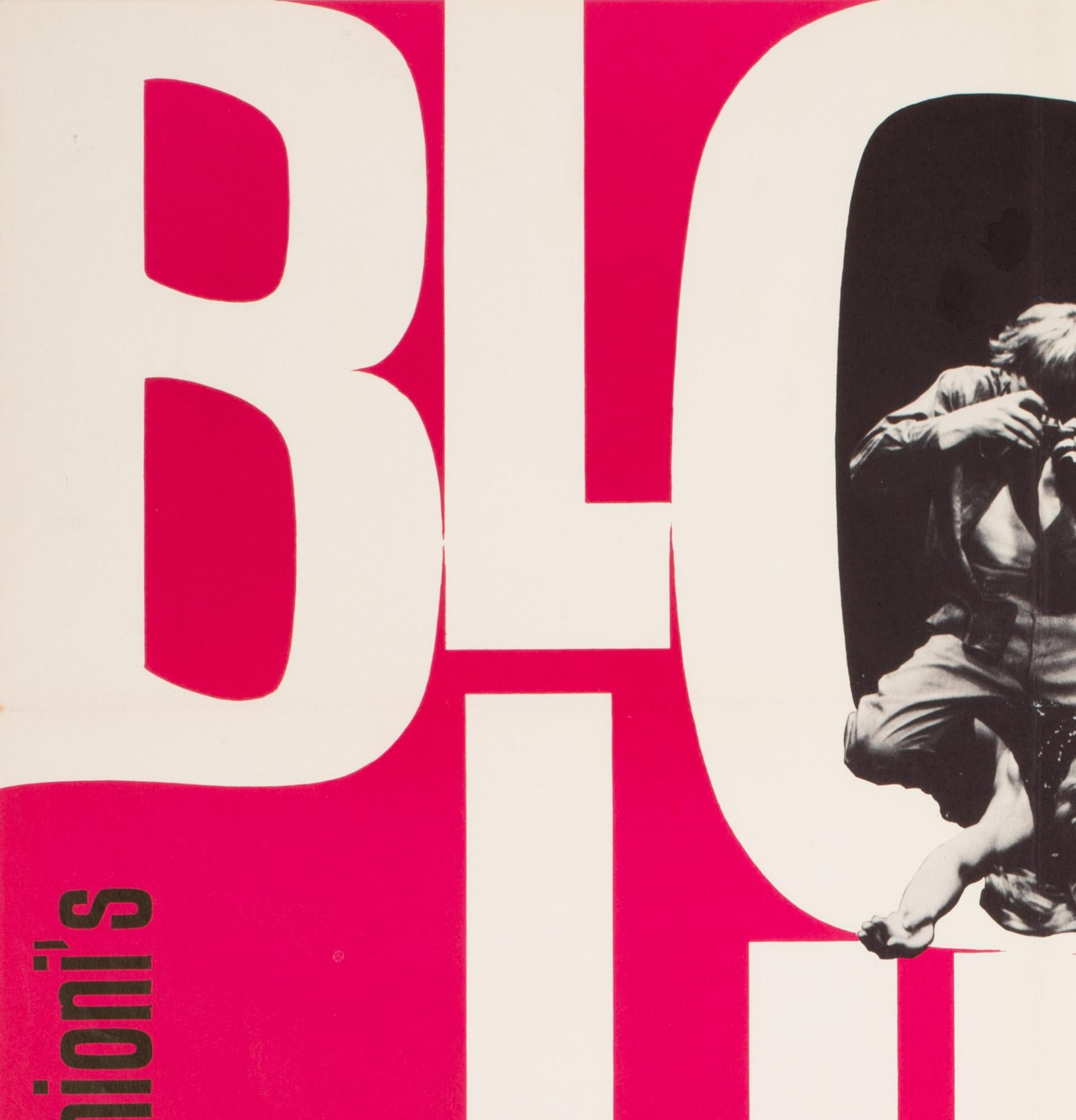Dänisches Filmplakat „Blow-up“, Stevenov, 1967 im Zustand „Hervorragend“ im Angebot in Bath, Somerset