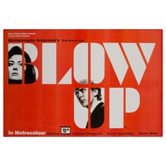 "Blow-up" 1967 UK Special Promotional Film Poster