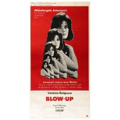 Blow-up 1967 US International 3 Sheet Film Movie Poster