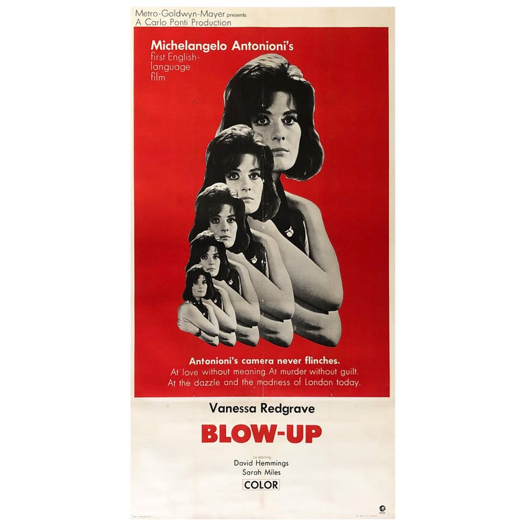 Blow-up 1967 US International 3 Sheet Film Movie Poster For Sale at 1stDibs  | blow poster, blow movie poster, blow up poster