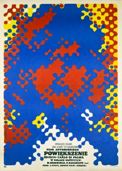 Blow-up 1968 Polish A1 Film Poster, Waldemar Swierzy