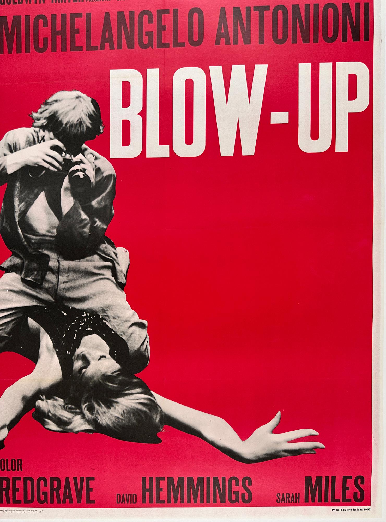 Italiano Poster cinematografico originale di BLOW-UP 1970'S in vendita