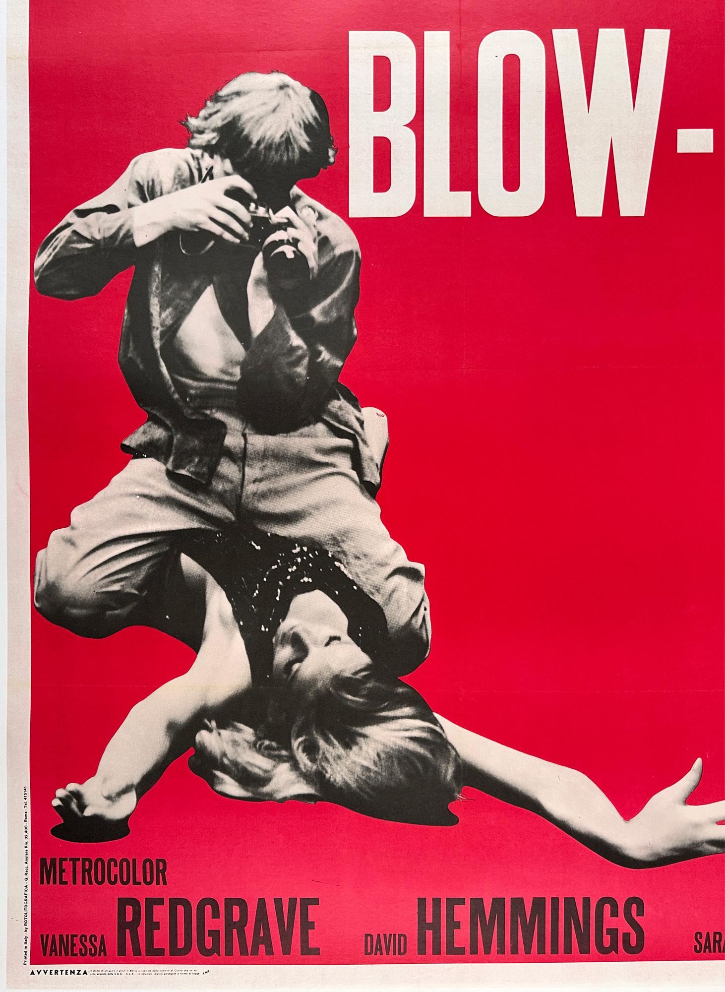 Poster cinematografico originale di BLOW-UP 1970'S In condizioni ottime in vendita a Bath, Somerset