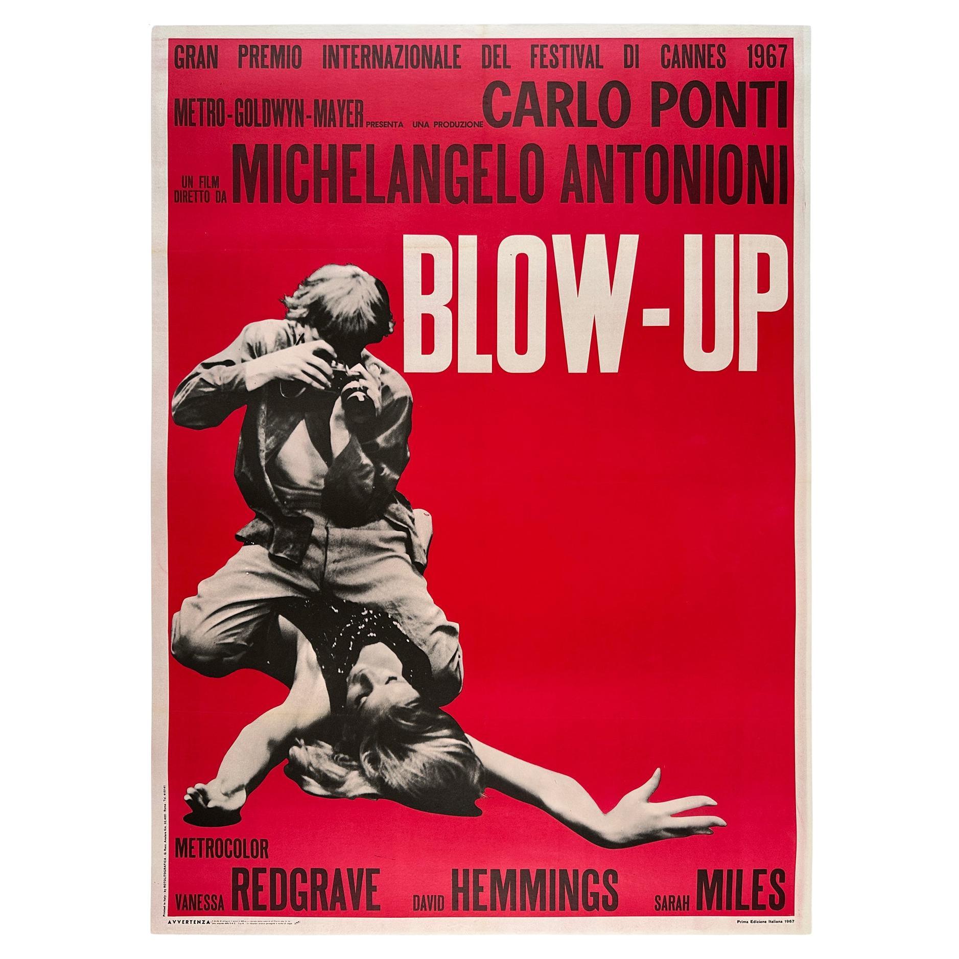 BLOW-UP 1970'S Original Italian Film Movie Poster