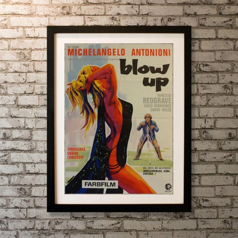 Blow Up, Framed Poster, 1967 For Sale at 1stDibs