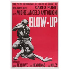 'Blow-Up' Original Vintage Movie Poster, Italian, 1970s
