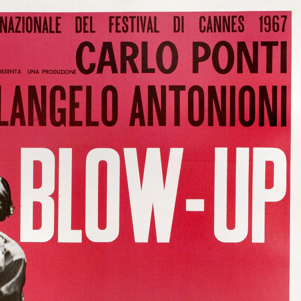 Fin du 20e siècle Affiche du film italien Due Fogli « Low-Up » des années 1970 en vente