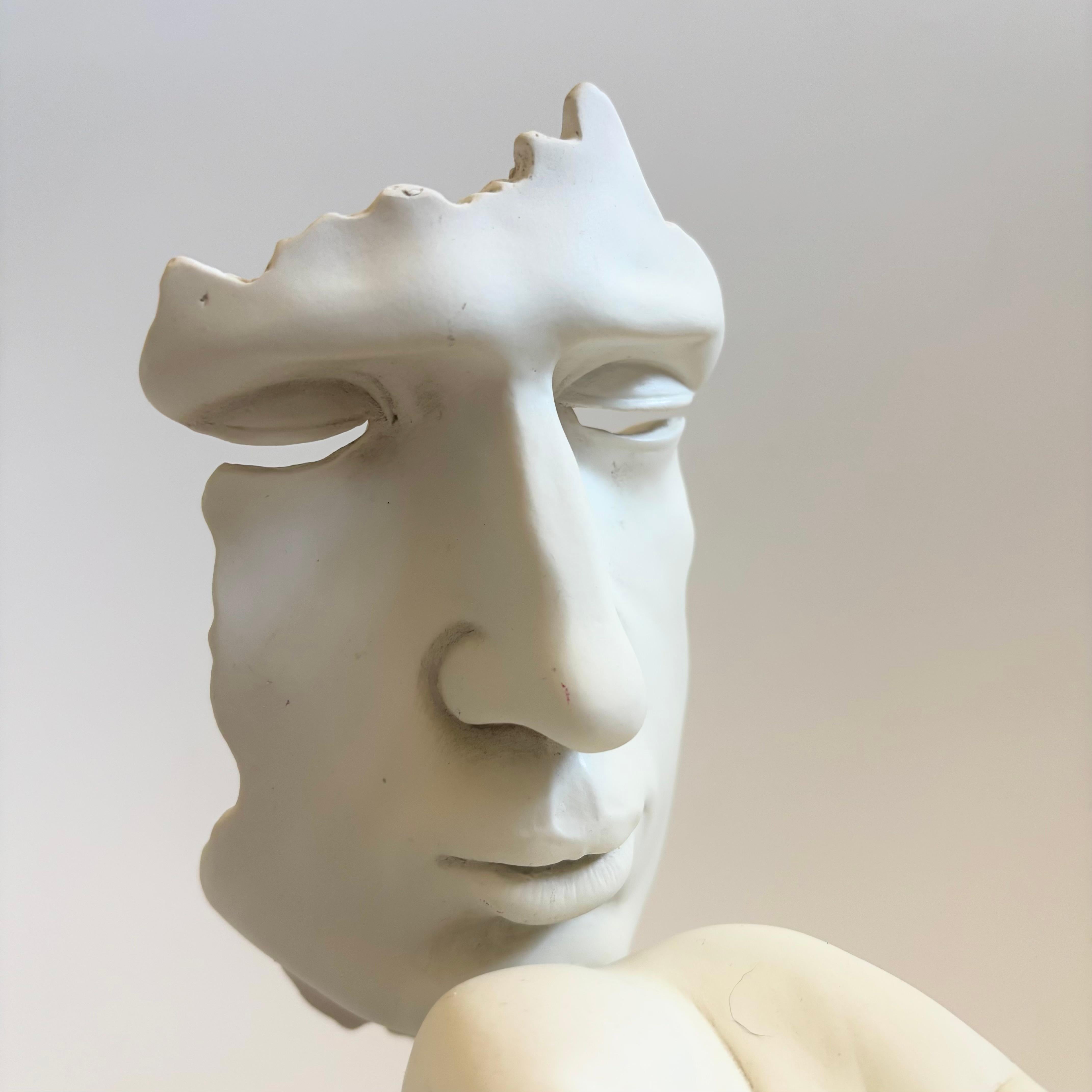 Blowing a Kiss Sculpture - Vitruvian Collection by TMS In Good Condition For Sale In Fairfield, CA