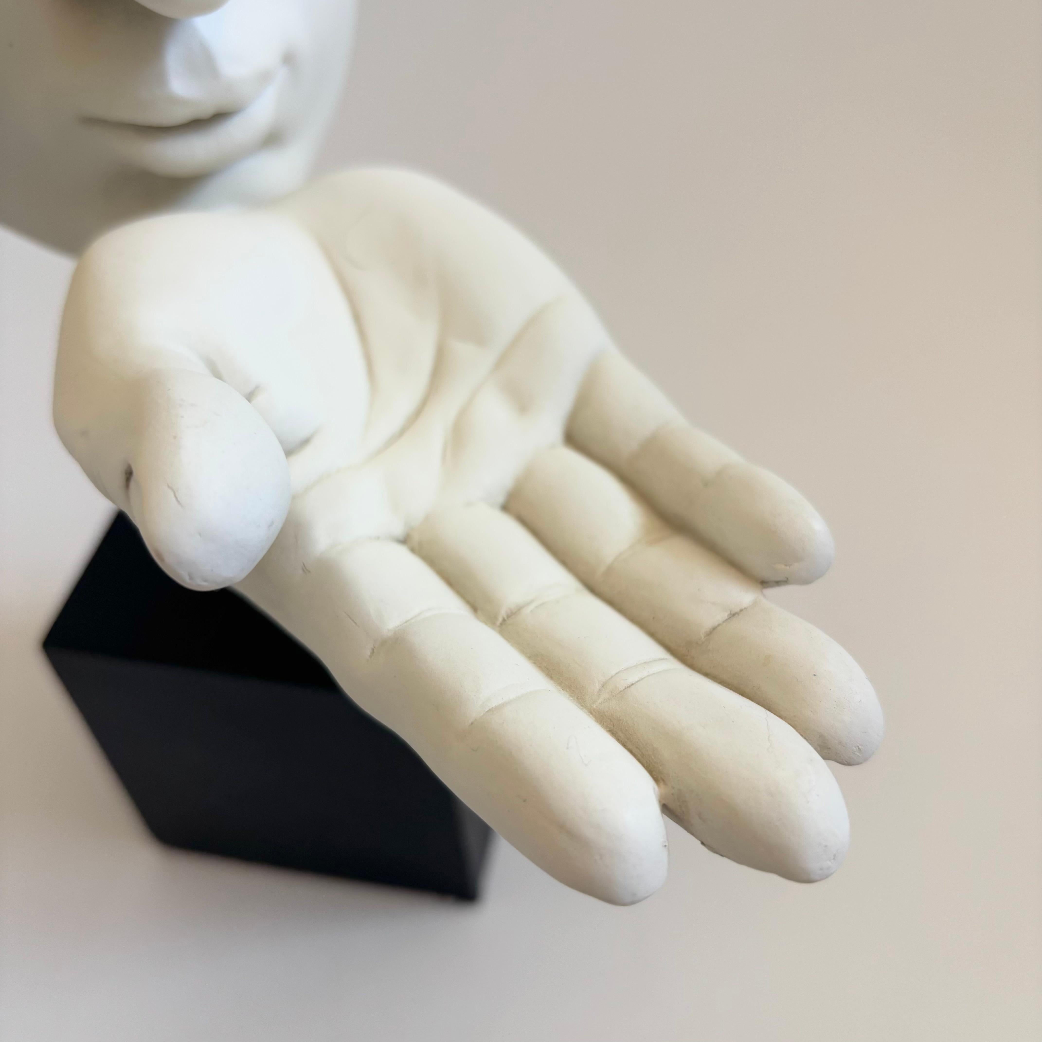 Contemporary Blowing a Kiss Sculpture - Vitruvian Collection by TMS For Sale