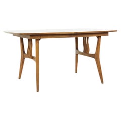 Blowing Rock Mid Century Expanding Dining Table with 3 Leaves