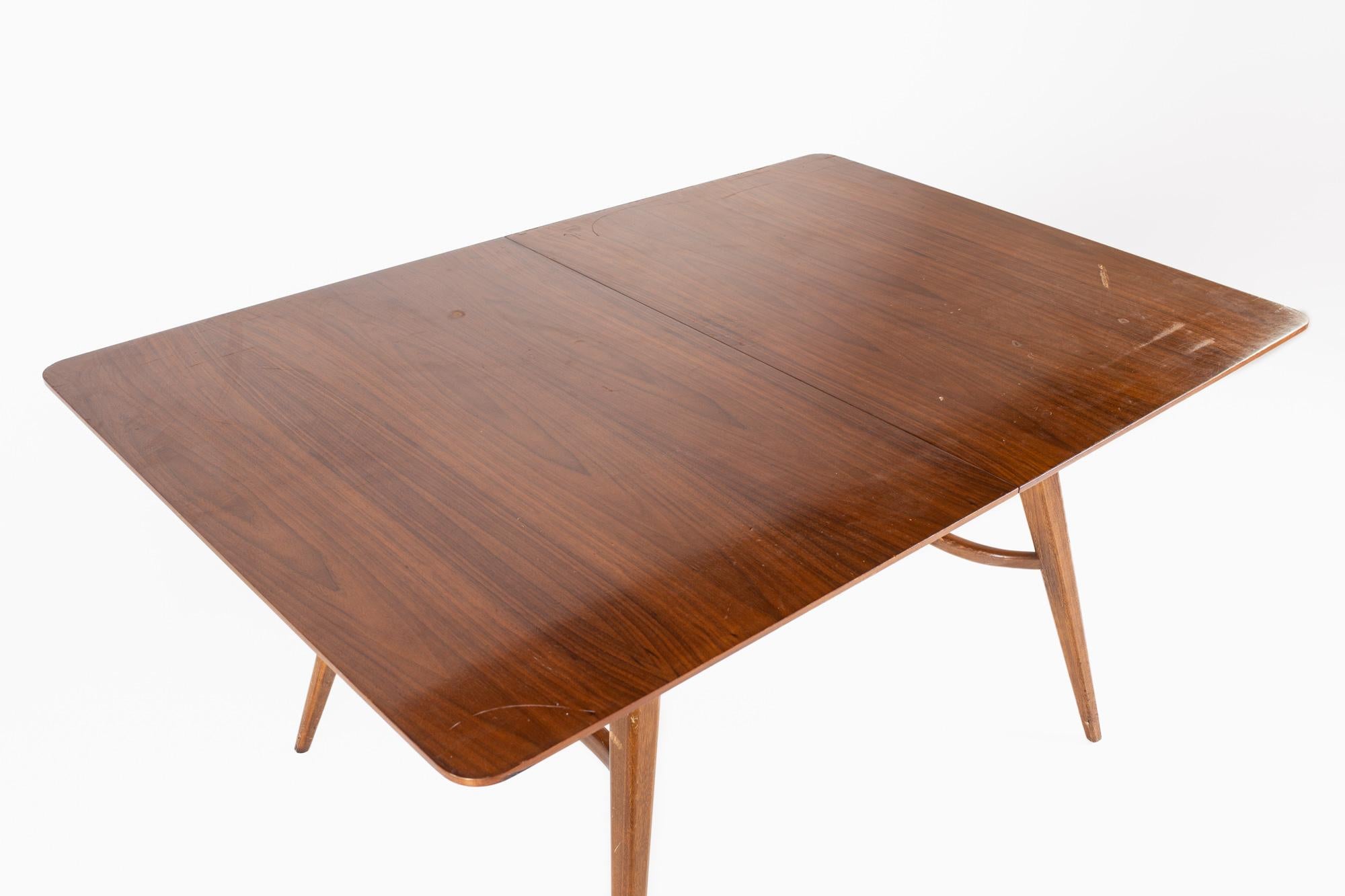 Late 20th Century Blowing Rock Mid-Century Walnut Dining Table For Sale