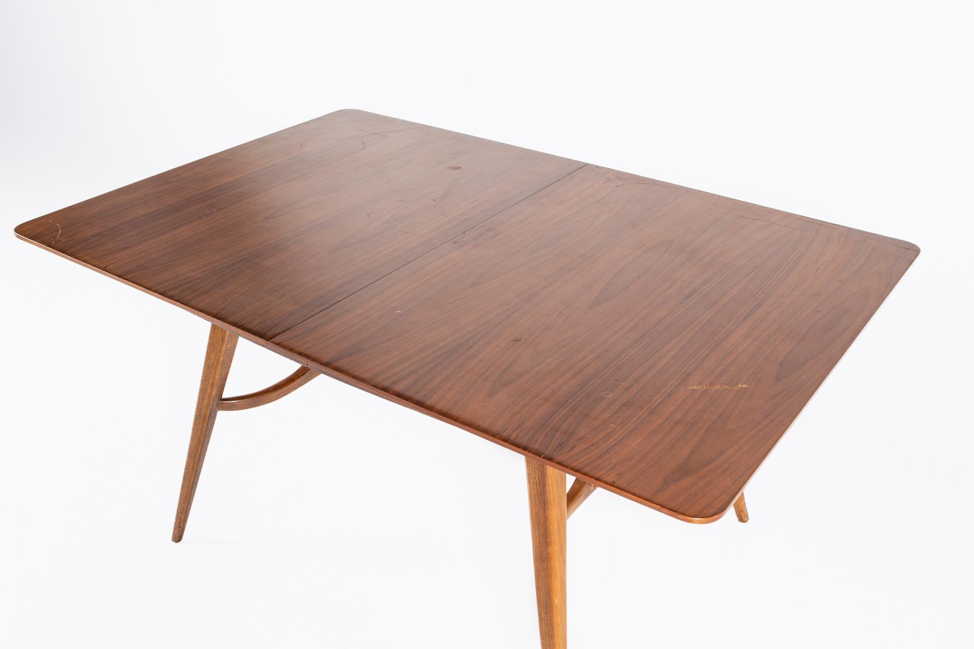 Blowing Rock Mid-Century Walnut Dining Table For Sale 1