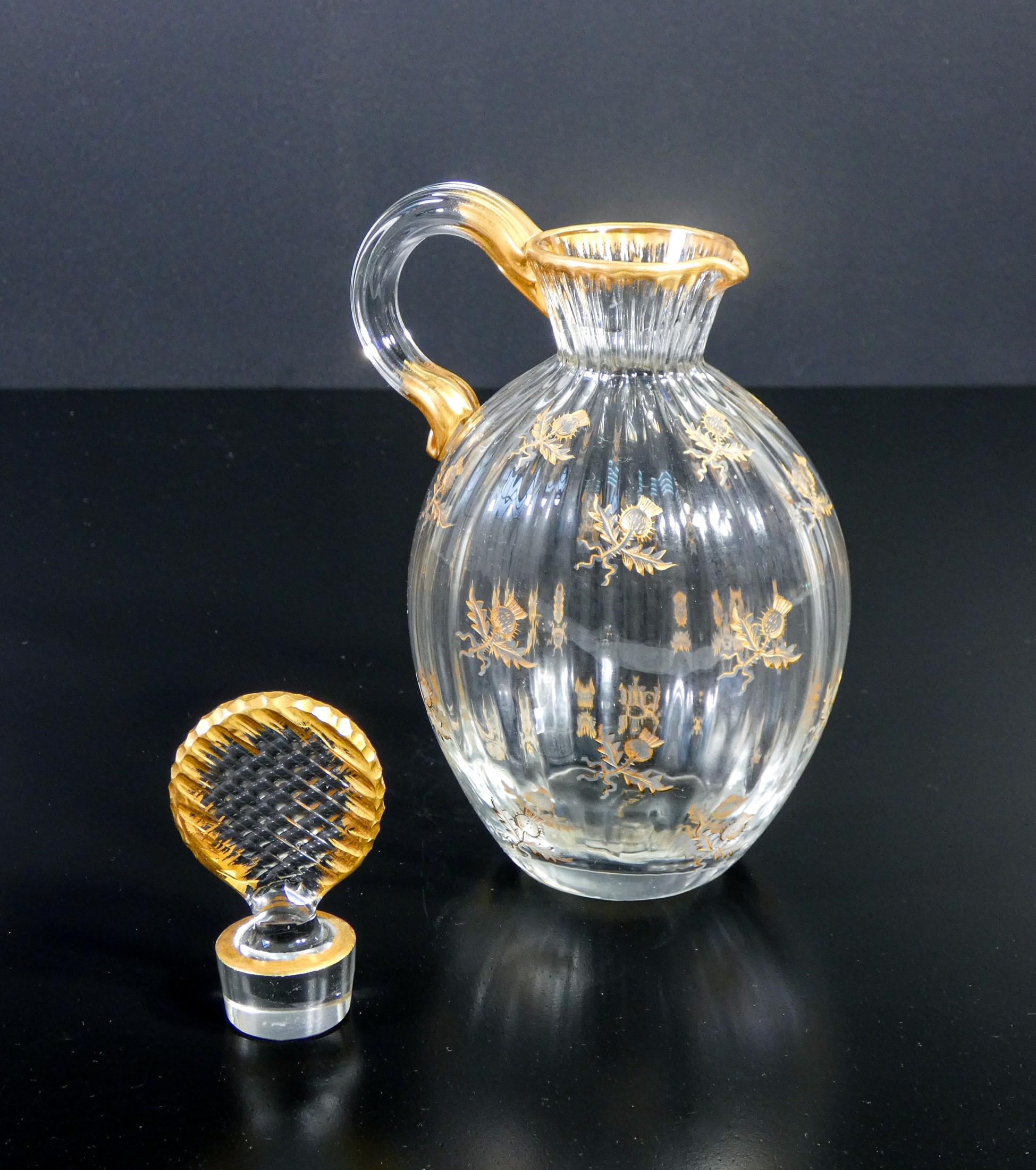 Blown and Engraved Glass Pourer, Daum Nancy, from the 'Service Ducal', 1891 3
