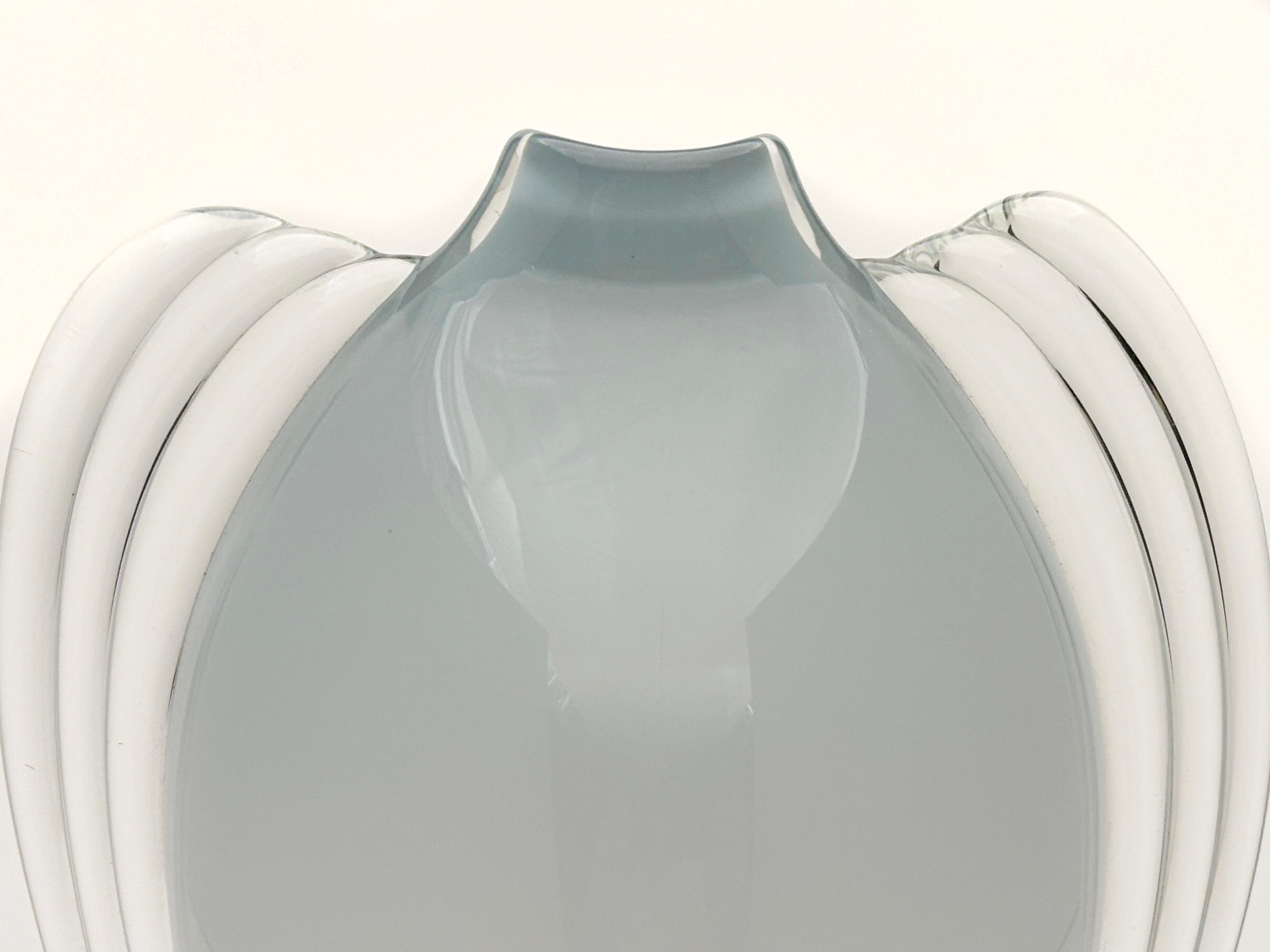 Vase en verre d'art soufflé par Thomas Buechner pour Vitrix Hot Glass Studio en vente 7