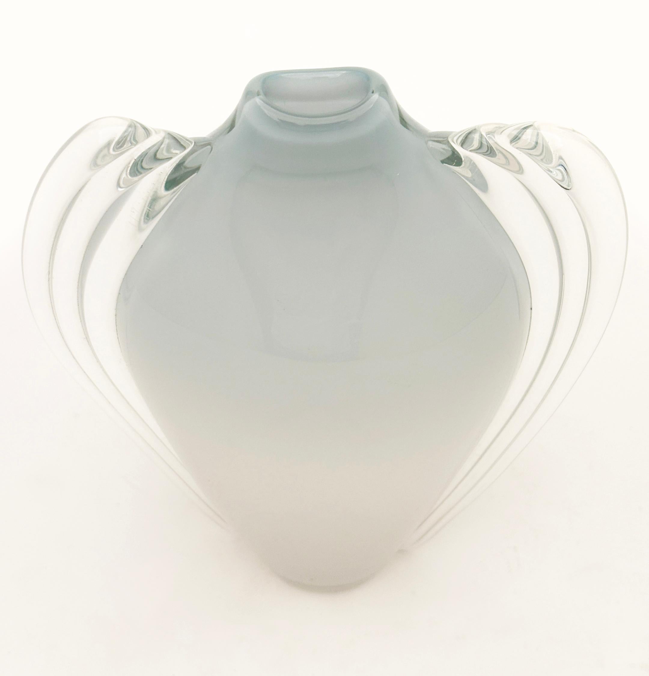 Vase en verre d'art soufflé par Thomas Buechner pour Vitrix Hot Glass Studio en vente 9