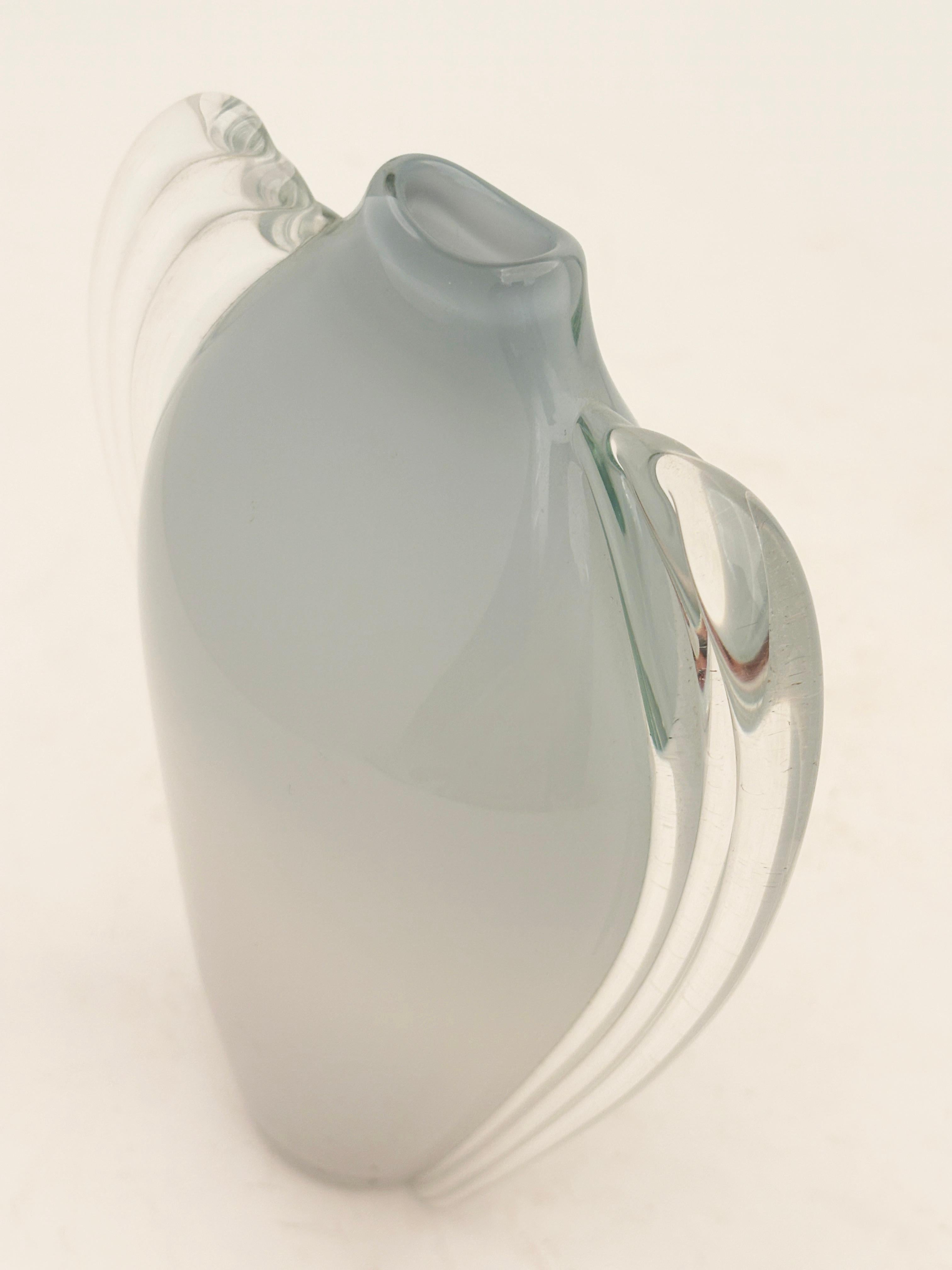 Vase en verre d'art soufflé par Thomas Buechner pour Vitrix Hot Glass Studio Bon état - En vente à Louisville, KY