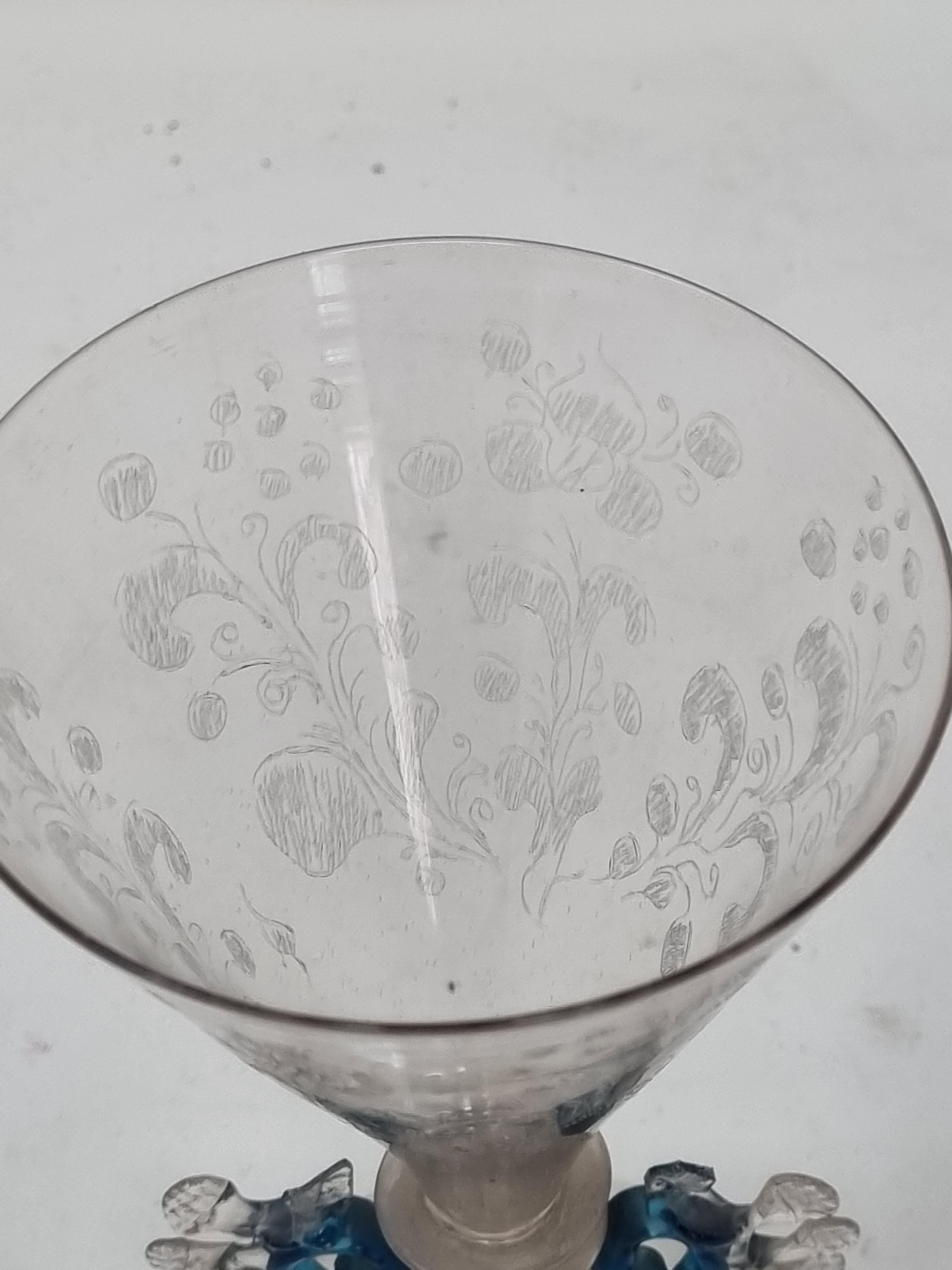 Blown Glass Beaker For Sale 1