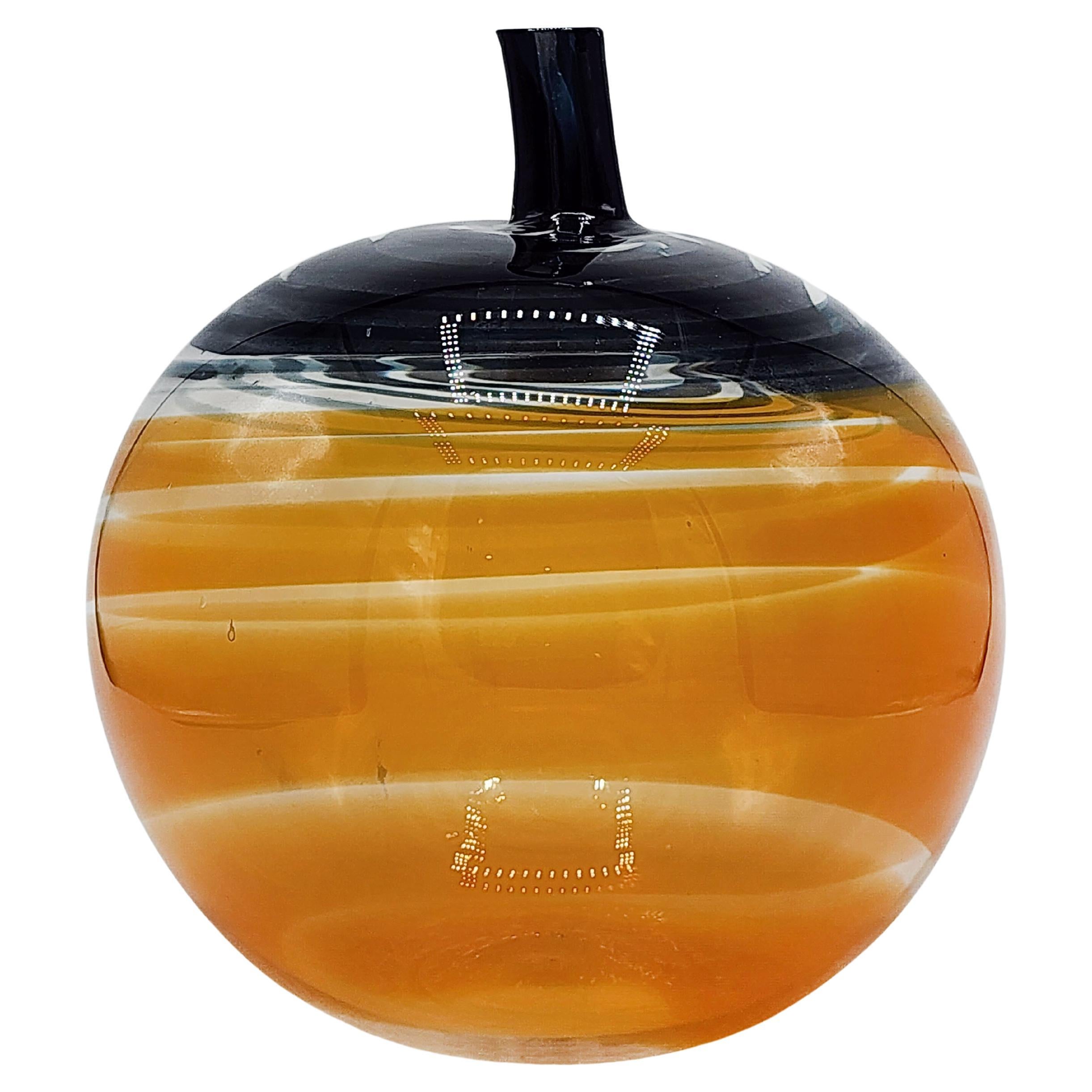 Botella de vidrio soplado del diseñador Churba