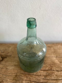 Blown Glass Bottle for Storing Pulque, Circa 1950s