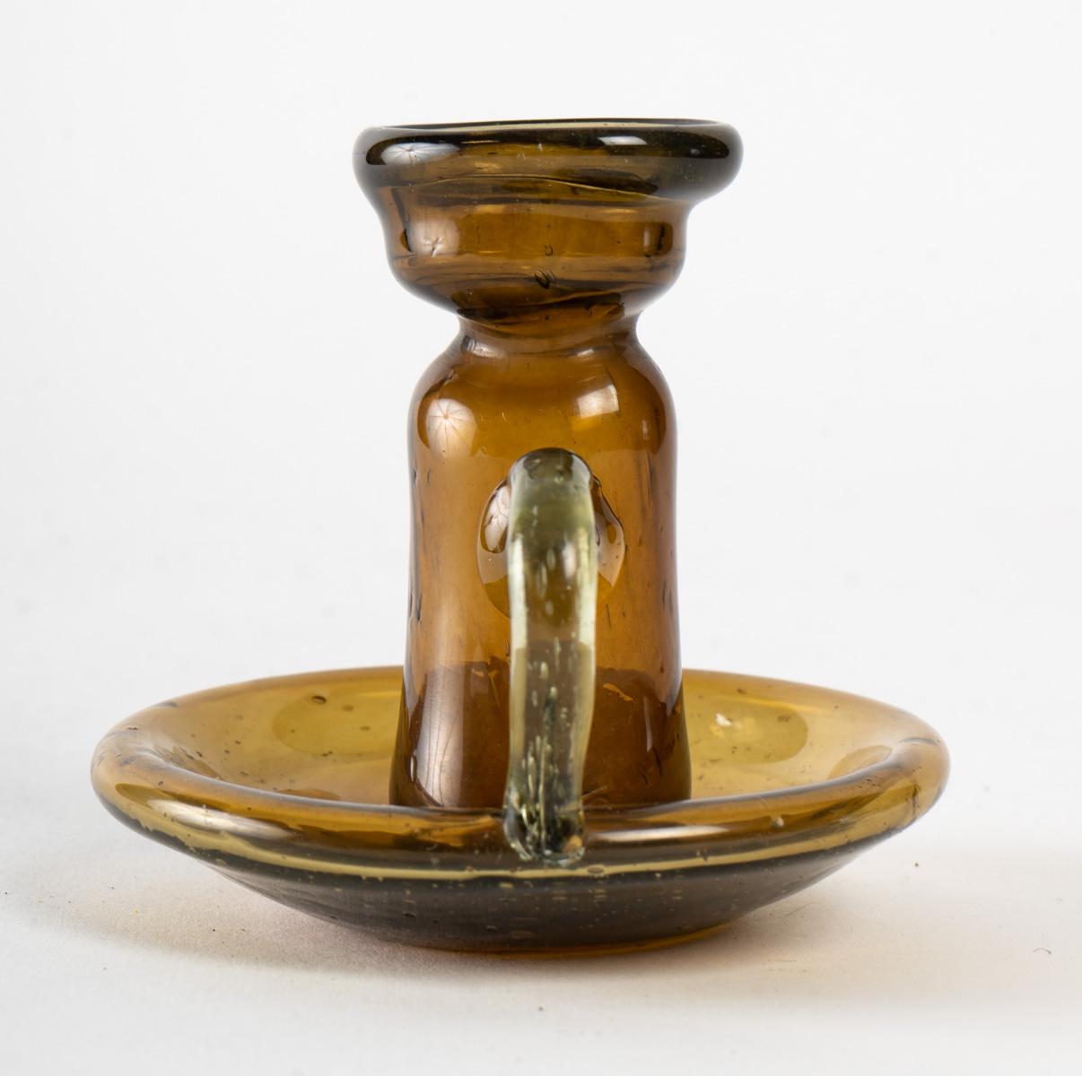 Blown Glass Candlestick, 1960 For Sale 1