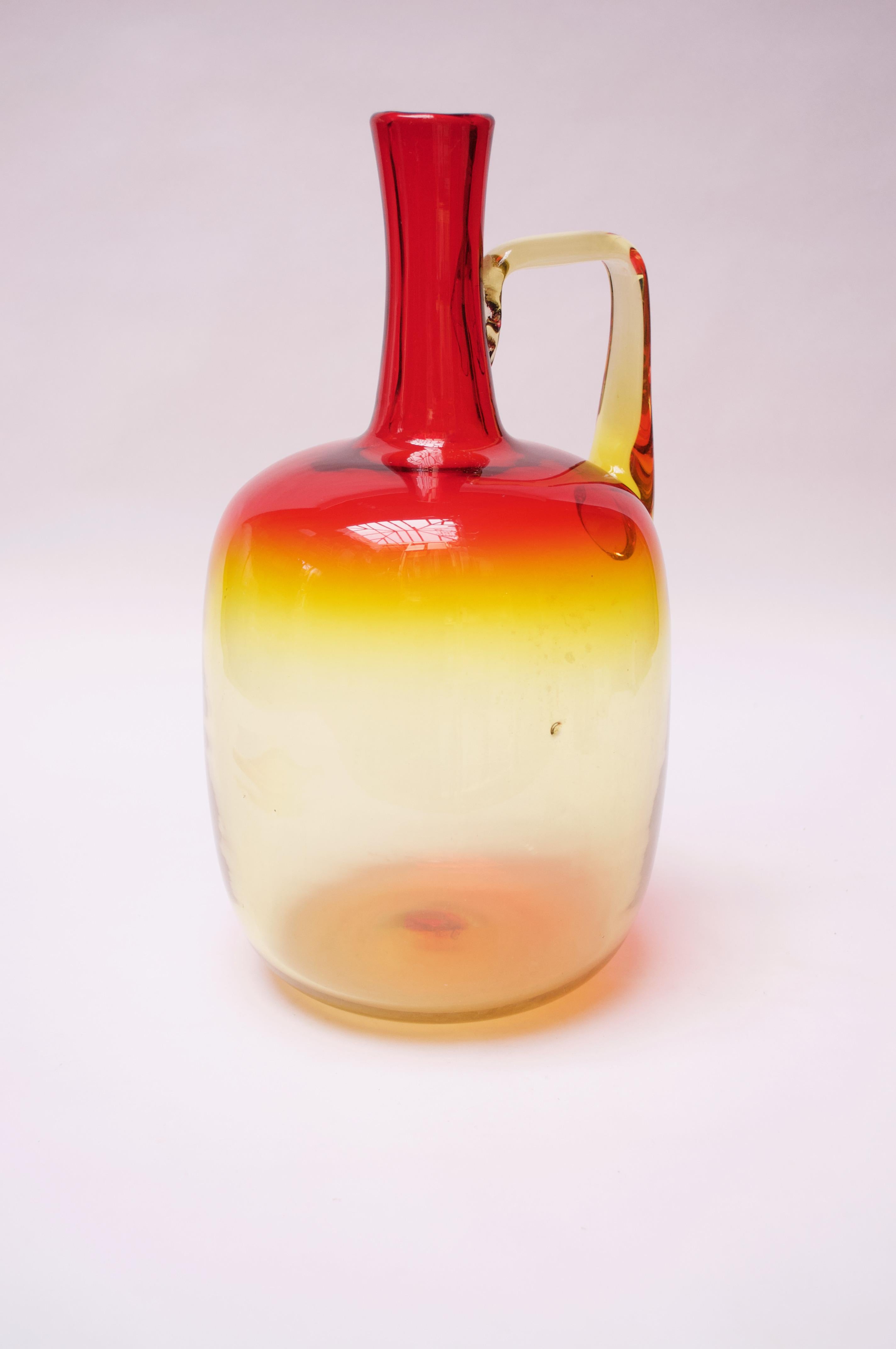 American Blown Glass Decanter with 