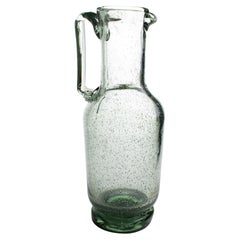 Carafe à décanter en verre soufflé par la Verrerie de Bendor, France circa 1960