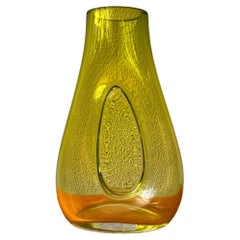 Vase vert soufflé de Toni Zuccheri pour Ve Art, années 1960