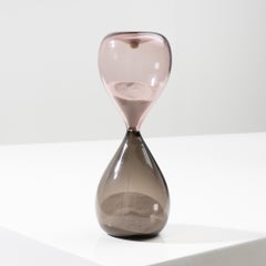 Blown Glass Hourglass 'from the Clessidra Series' by Paolo Venini, Italy