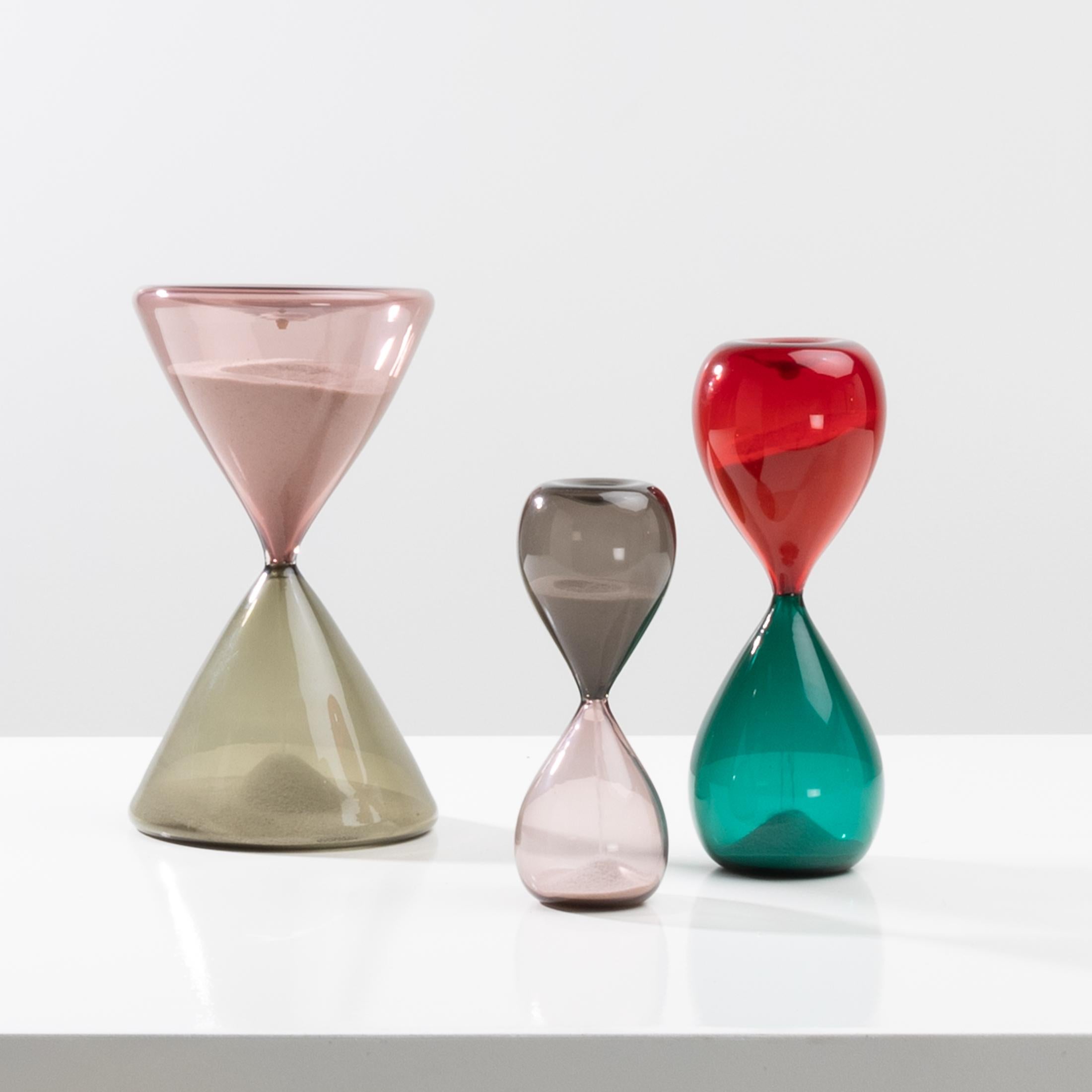 Blown Glass Hourglass 'from the Clessidra Series' by Paolo Venini, Italy For Sale 3