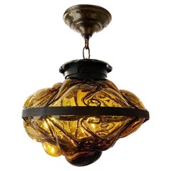 Vintage Blown Glass Lantern