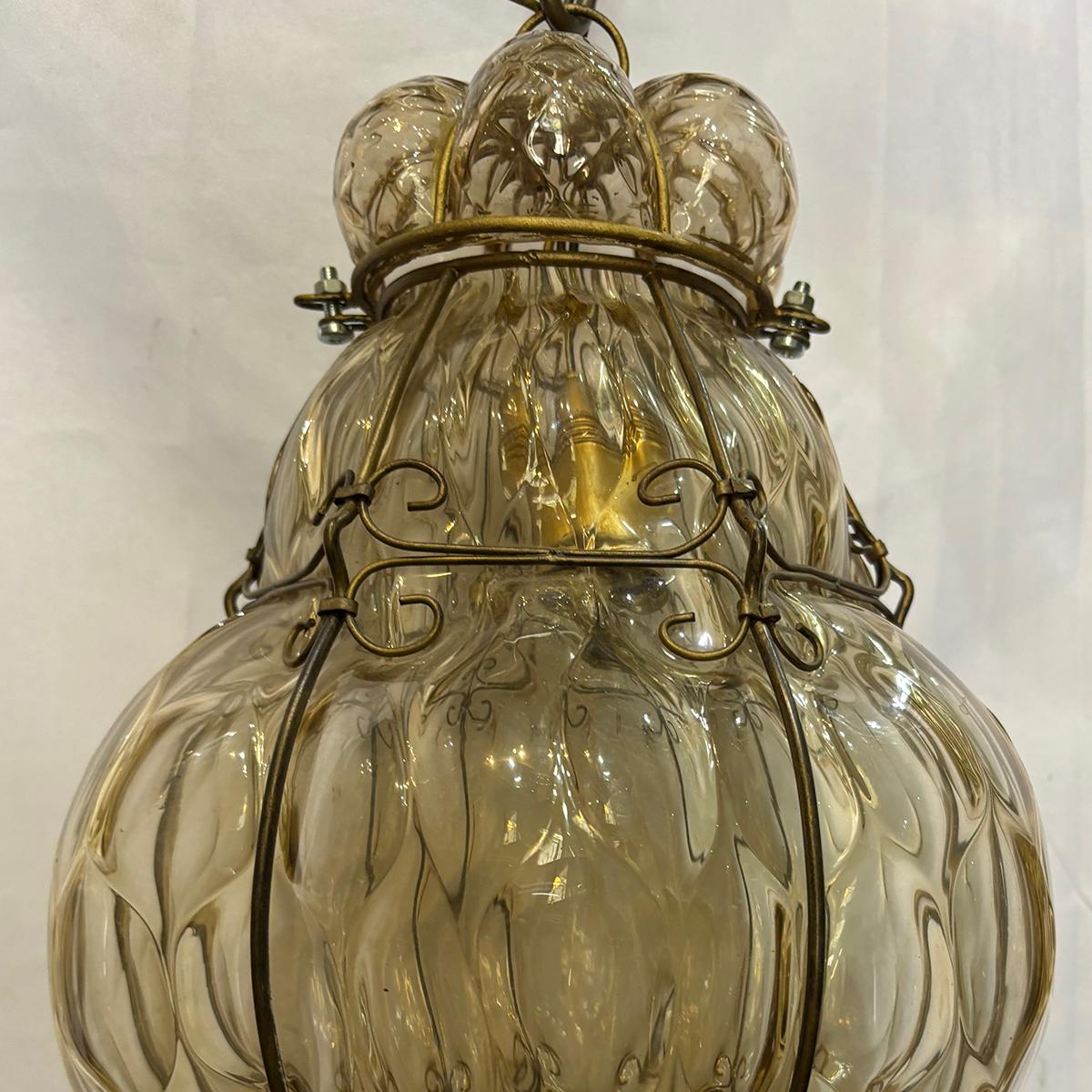 Laterne aus geblasenem Murano-Glas (Italienisch) im Angebot