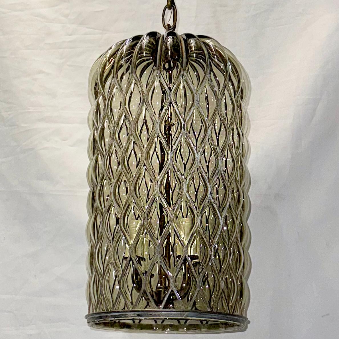 Laterne aus geblasenem Murano-Glas im Angebot 2