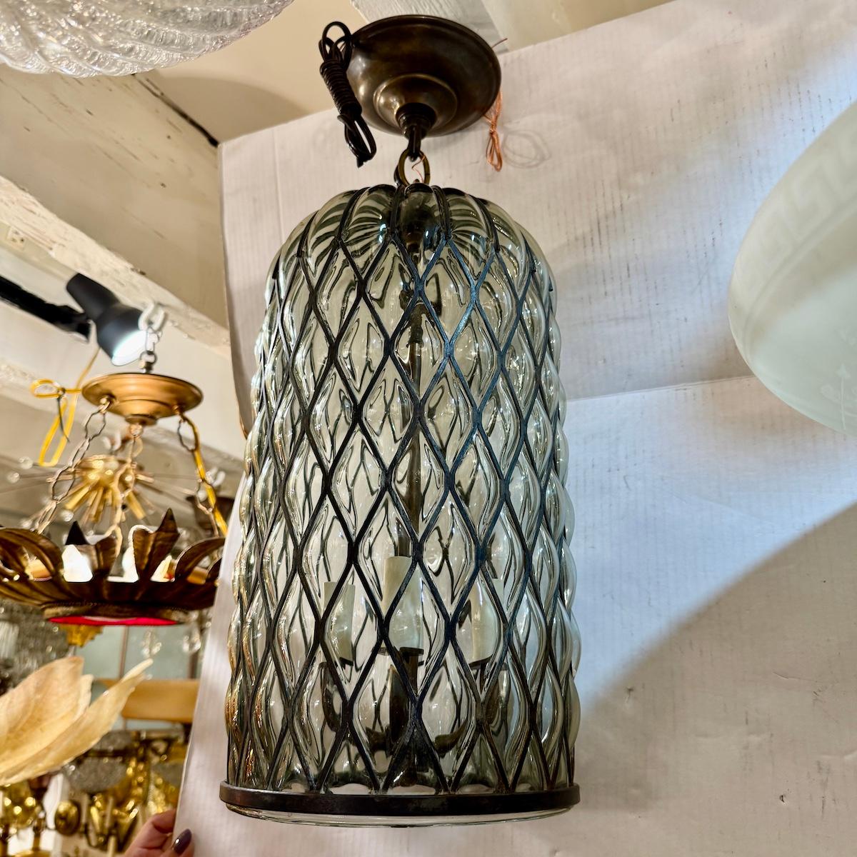 Laterne aus geblasenem Murano-Glas im Angebot 2