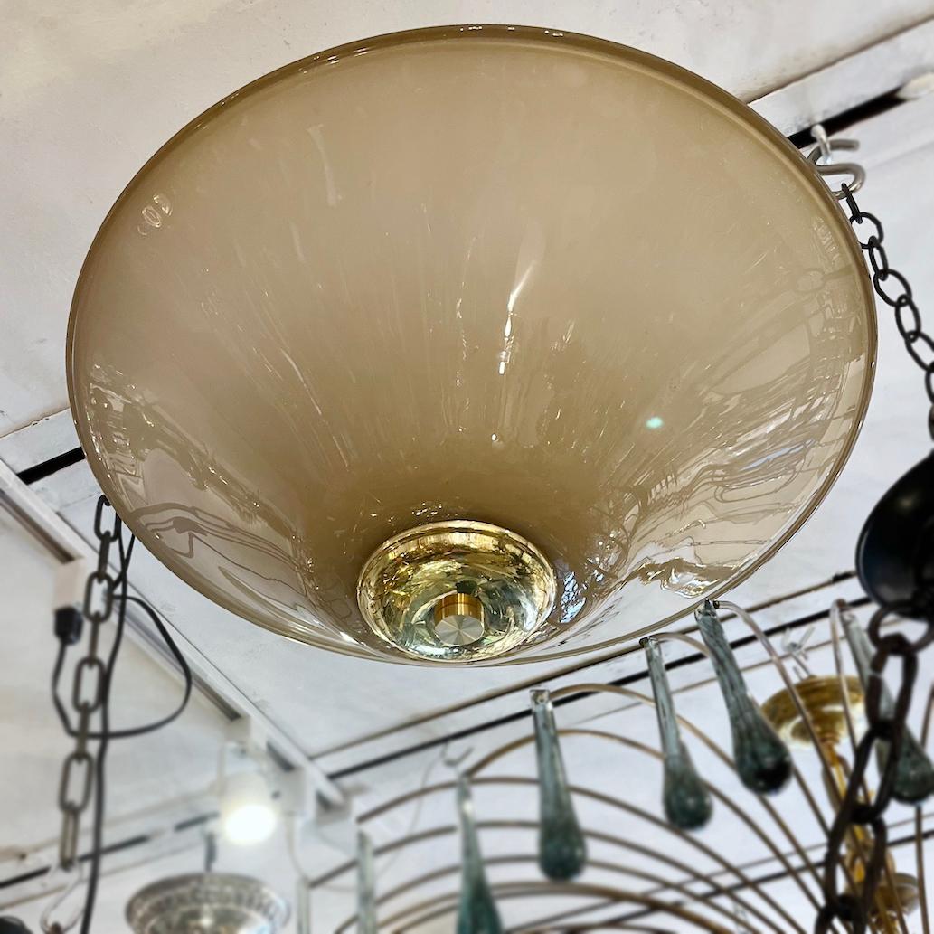 Lámpara de cristal soplado de Murano en Bueno estado para la venta en New York, NY