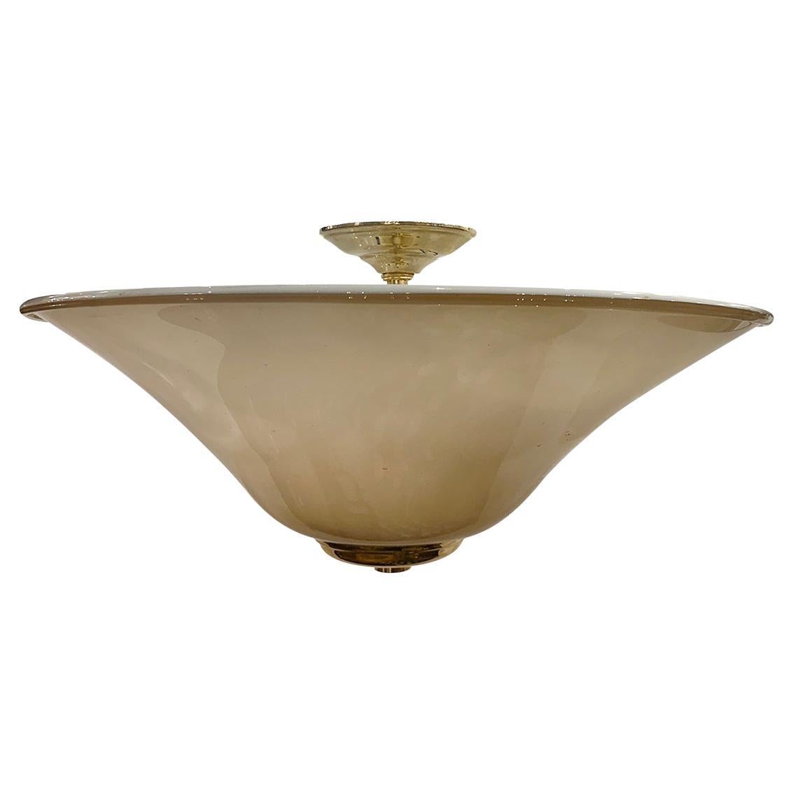Blown Glass Murano Light Fixture