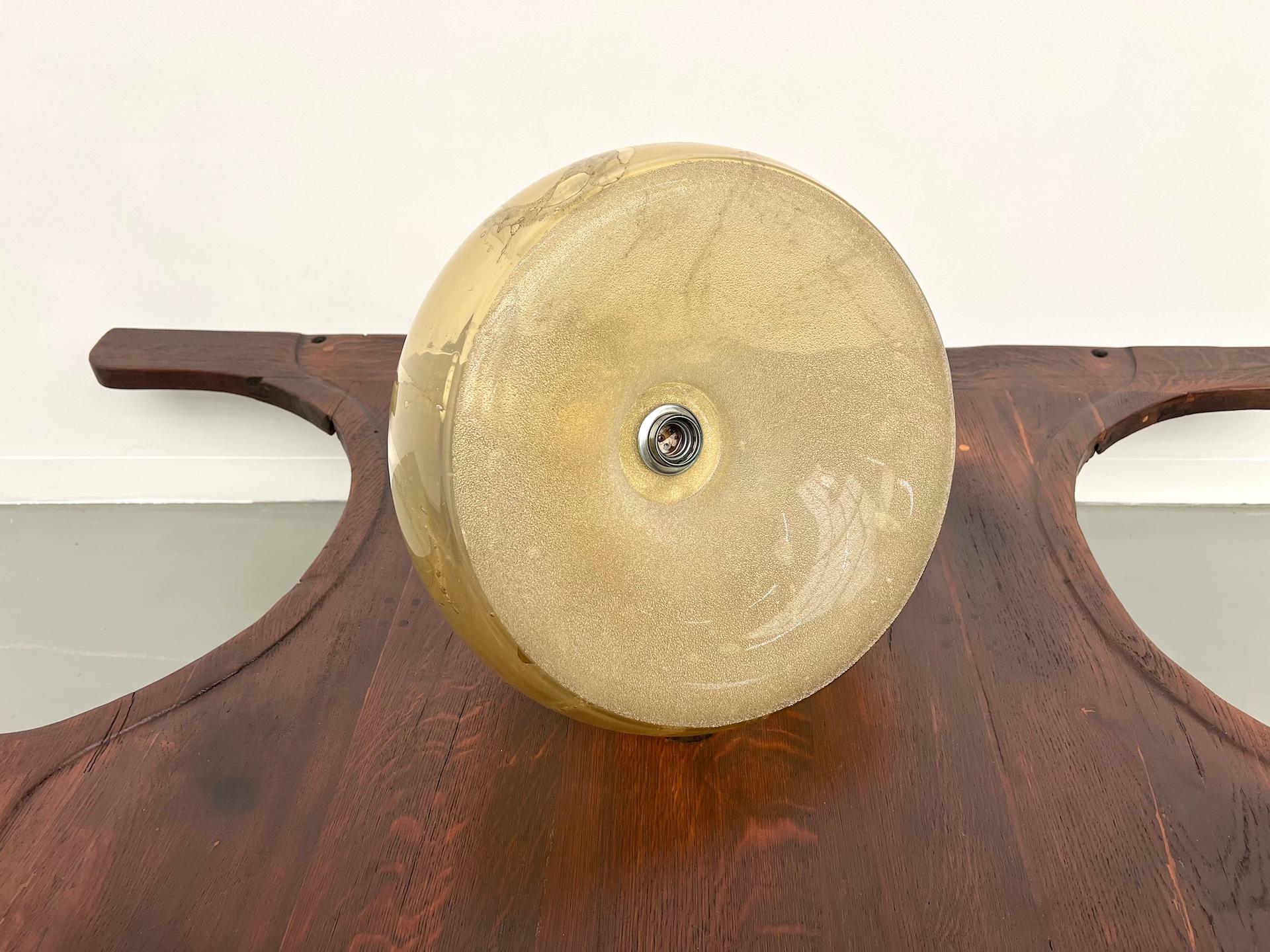 Lampada a sospensione in pasta di vetro soffiato, anni '70 in vendita 7
