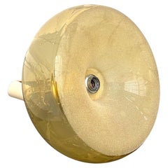 Lampada a sospensione in pasta di vetro soffiato, anni '70