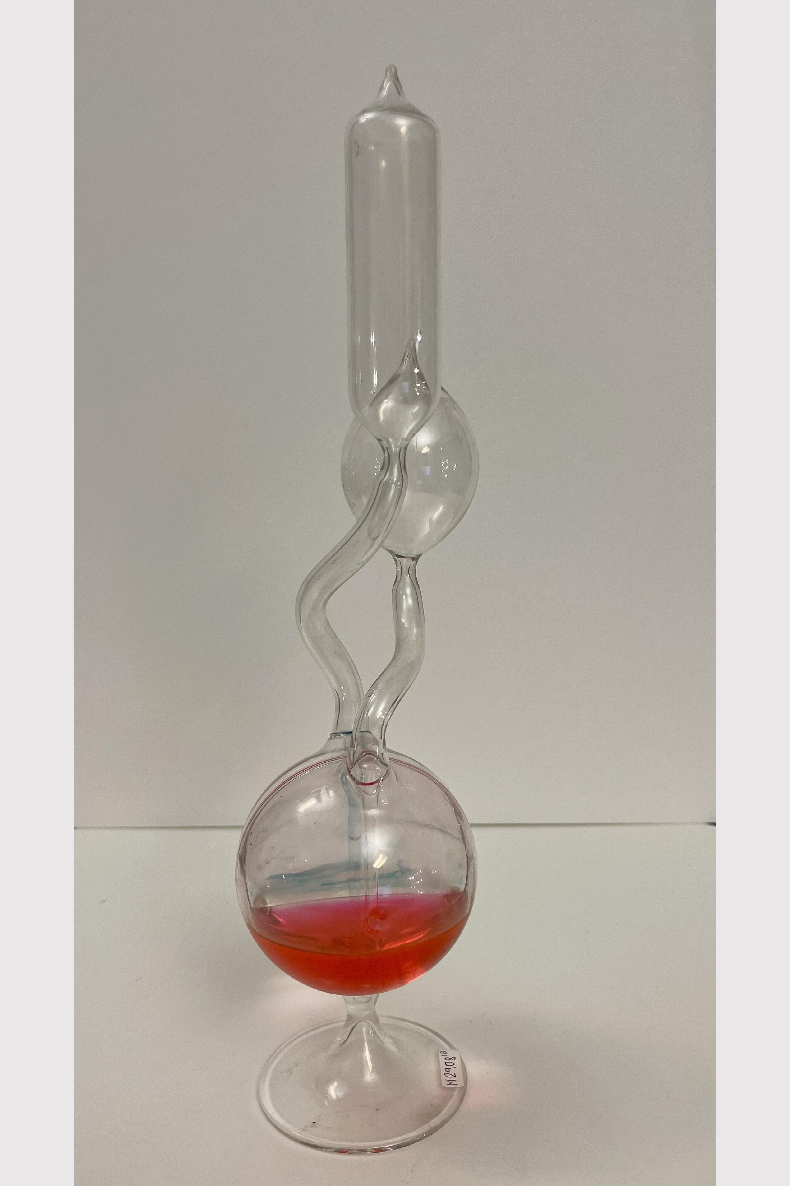 Glass Blown glass scientific instrument, Italy 1900.  For Sale