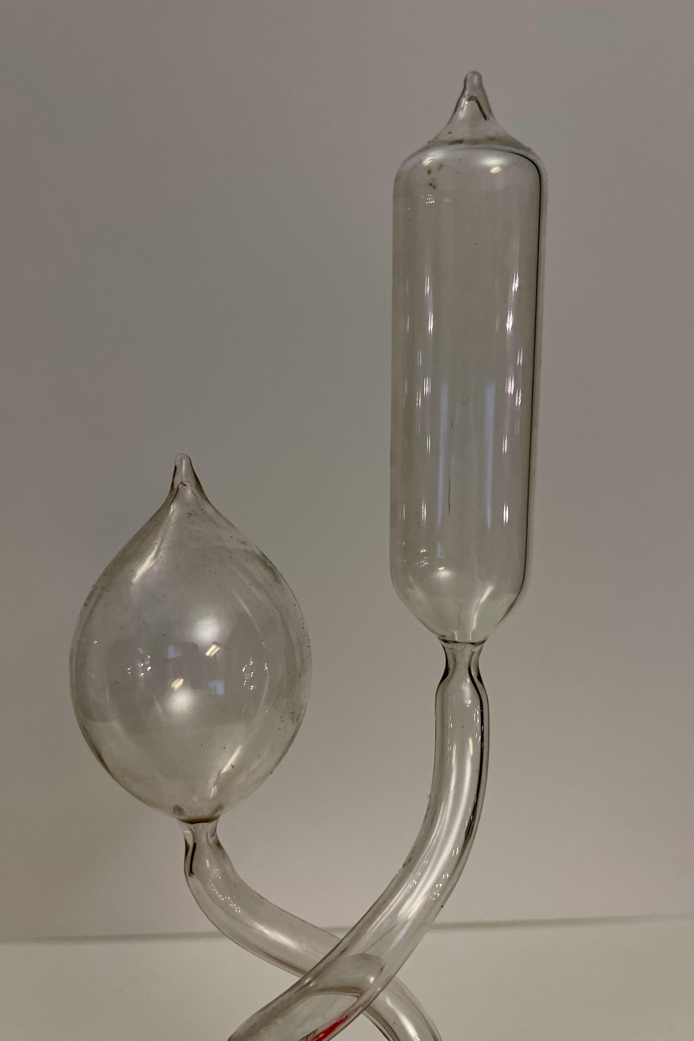 Blown glass scientific instrument, Italy 1900.  For Sale 1