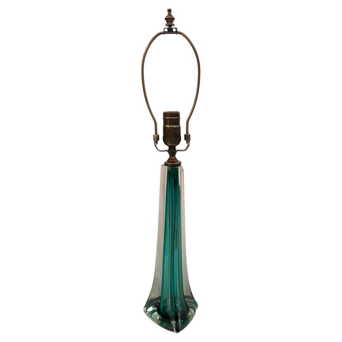 Lampe à poser en verre soufflé