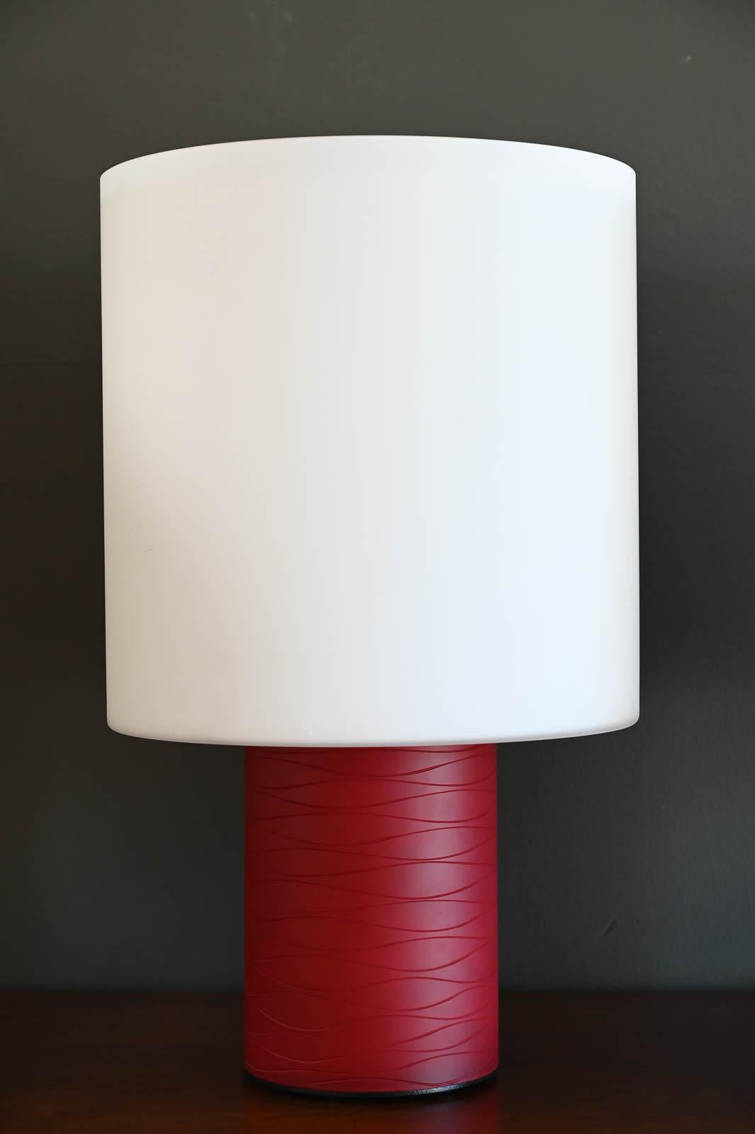 Contemporary Blown Glass Table Lamps by Carlo Nason for Itre, ca. 2005 For Sale