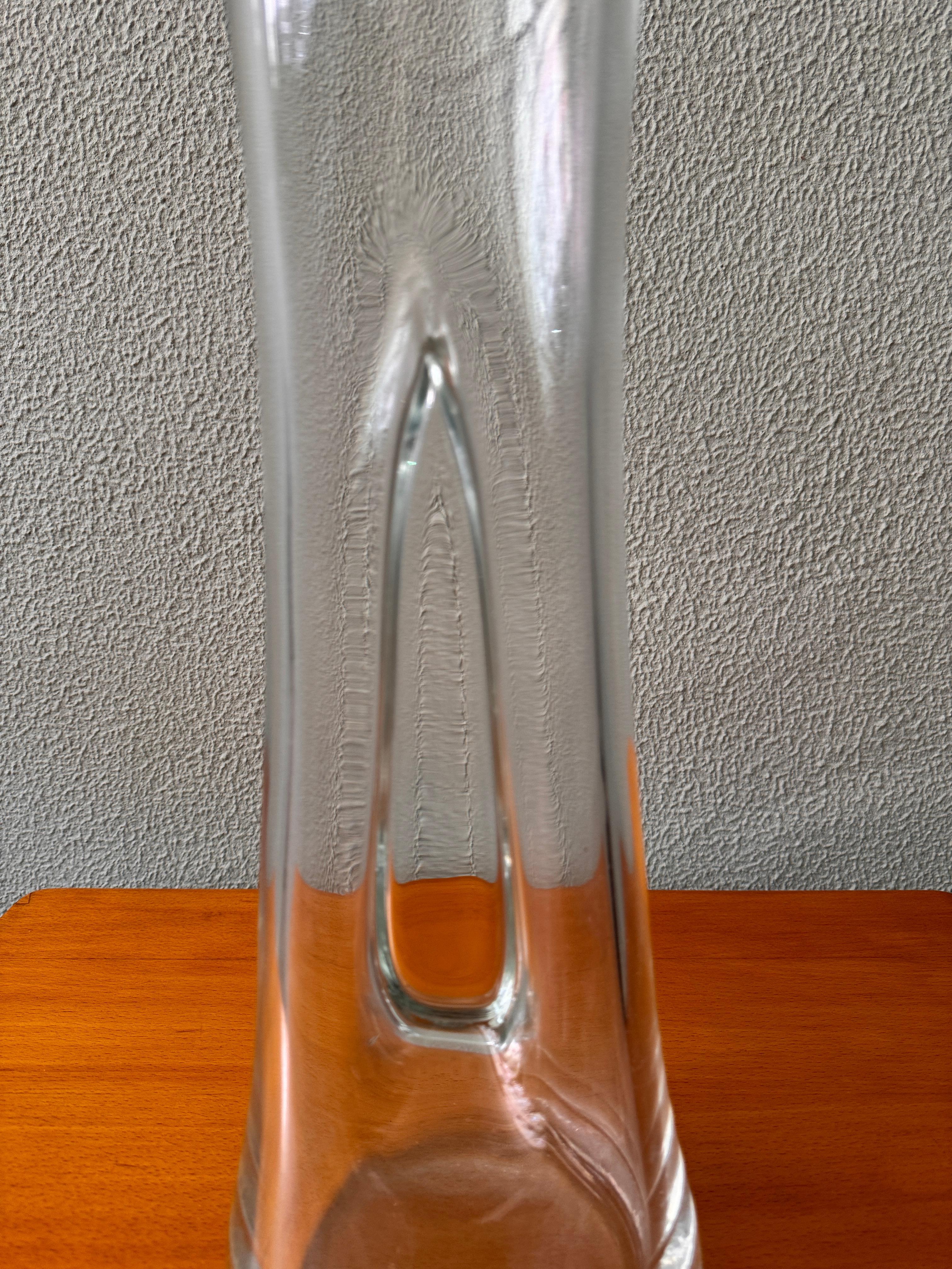 Vaso in vetro soffiato di Toni Zuccheri per Ve Art, anni '60 in vendita 3