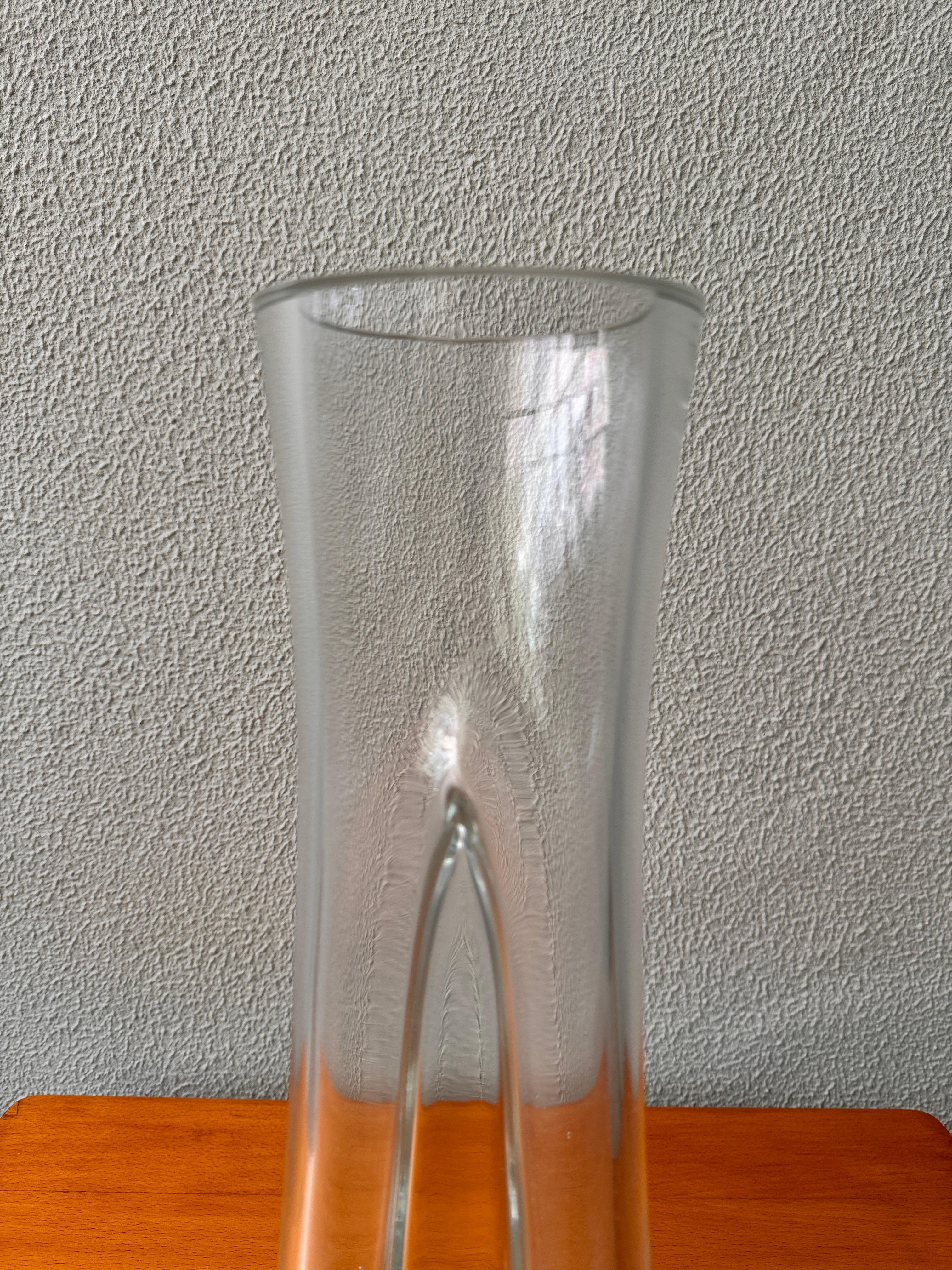 Vaso in vetro soffiato di Toni Zuccheri per Ve Art, anni '60 in vendita 5