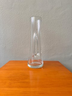 Vaso in vetro soffiato di Toni Zuccheri per Ve Art, anni '60