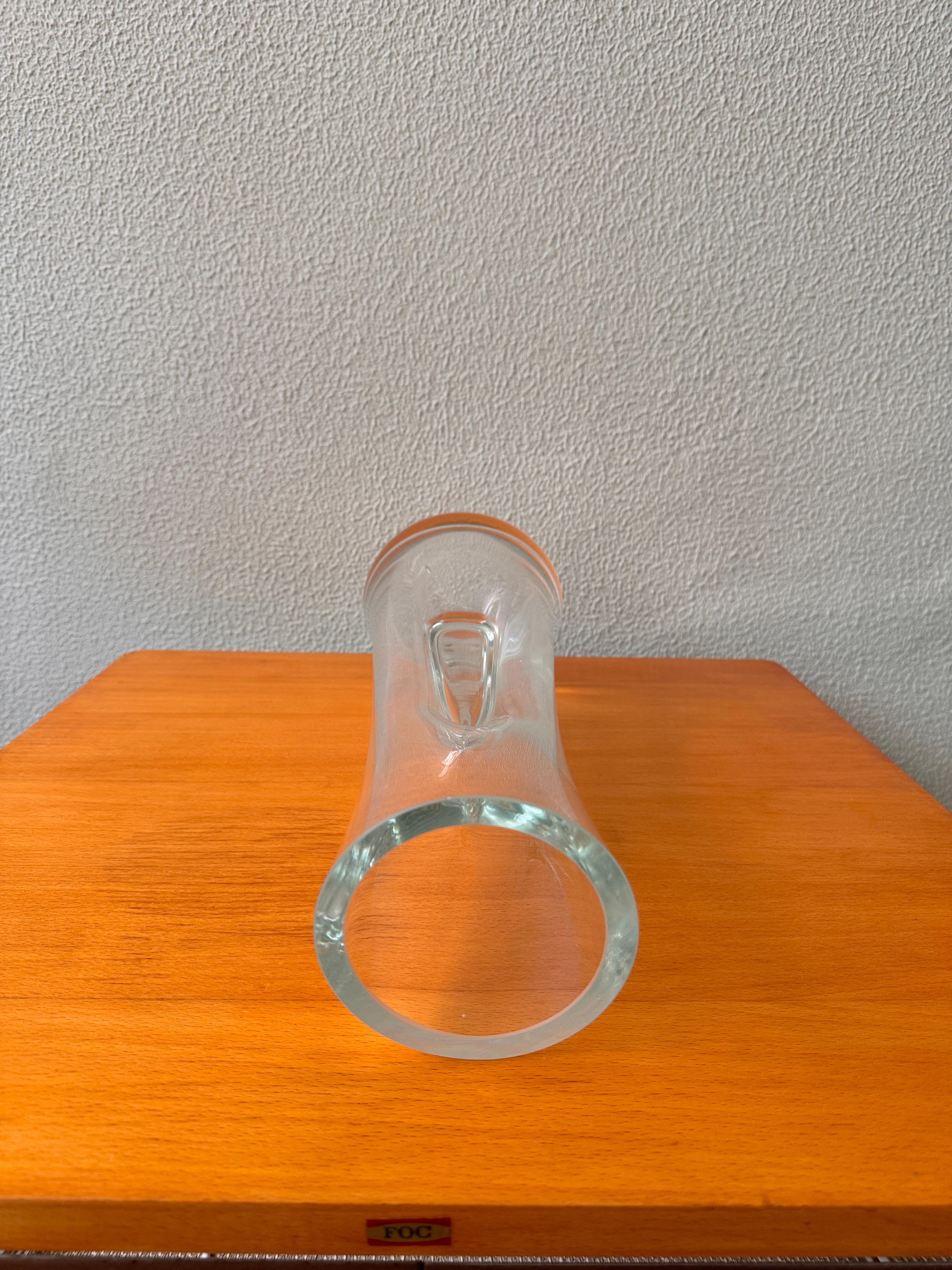 Vetro soffiato Vaso in vetro soffiato di Toni Zuccheri per Ve Art, anni '60 in vendita
