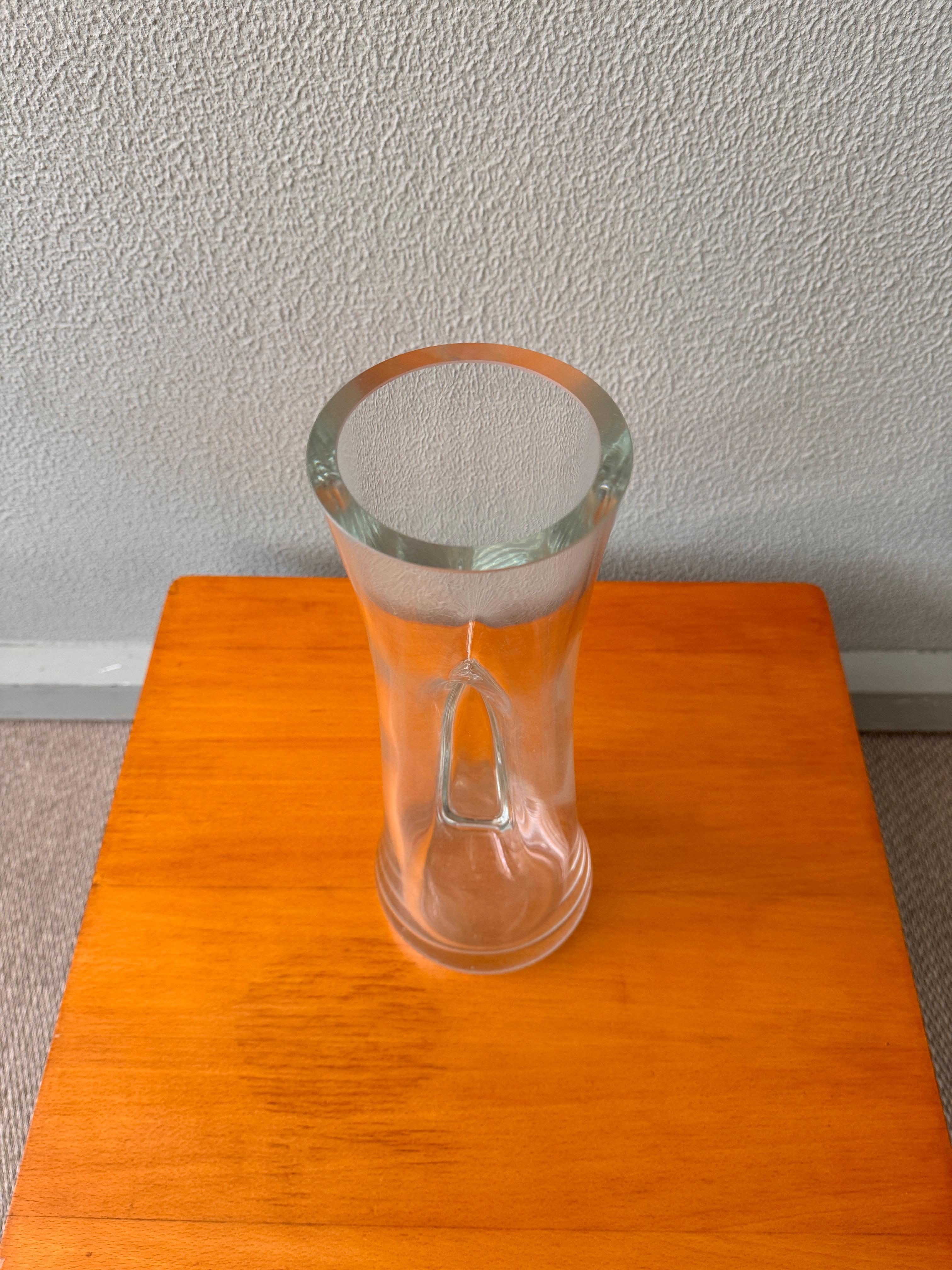Vaso in vetro soffiato di Toni Zuccheri per Ve Art, anni '60 in vendita 1