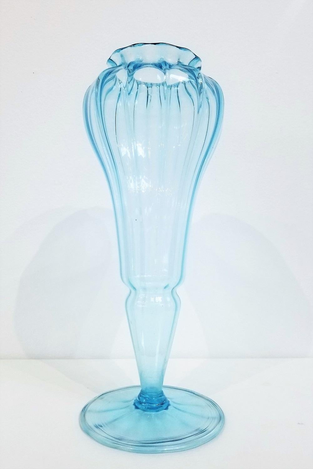 Blown Glass Vase in the Manner of Napoleone Martinuzzi, circa 1925

Offered for sale is a very rare 