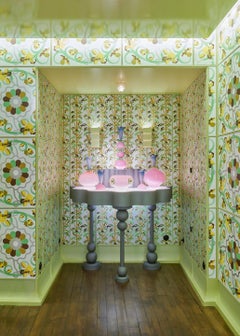 Vase aus geblasenem Glas Olu Nelum von Pierre Marie