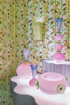 French Hand-Blown Art Glass Vase — Olu Nelum