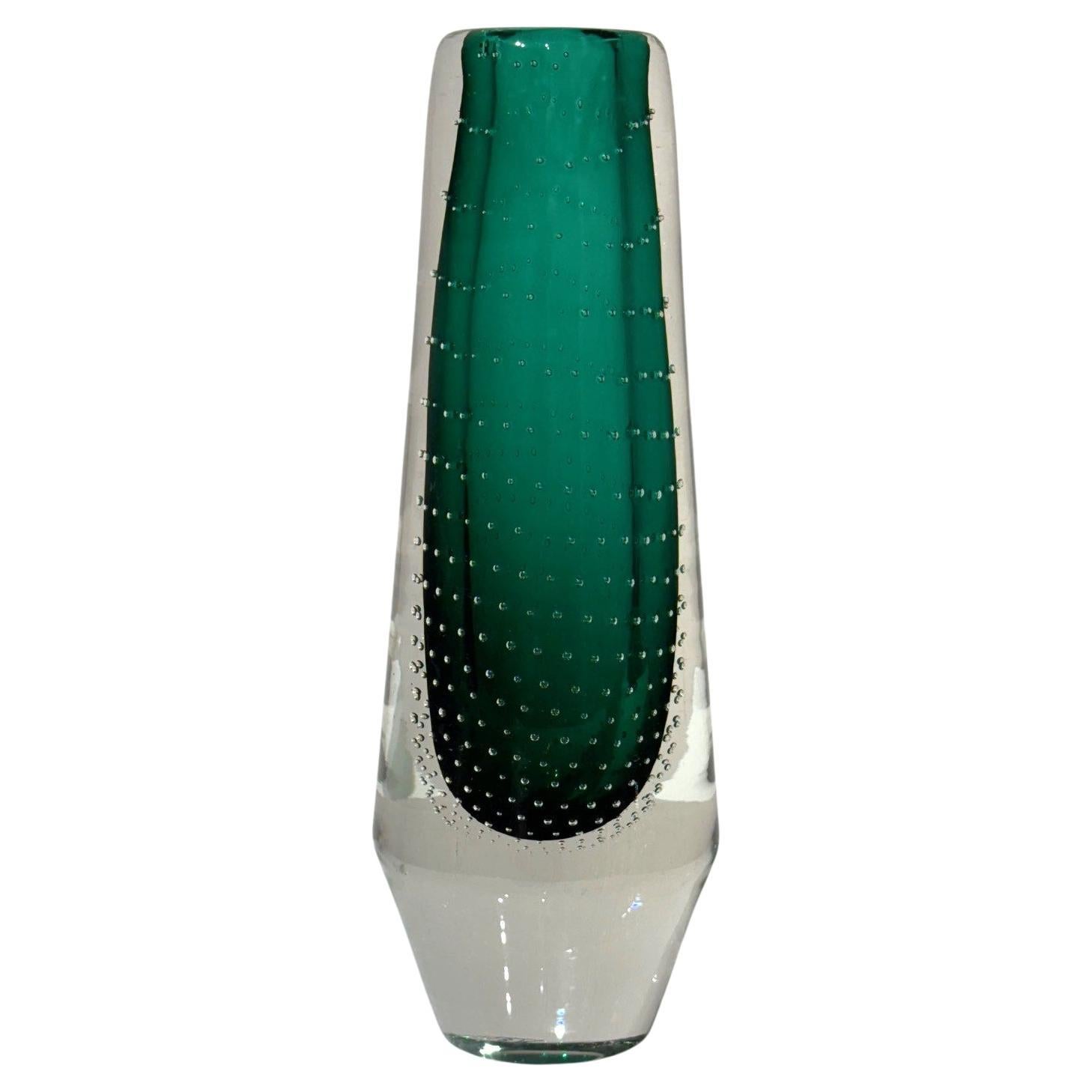 Vaso in vetro soffiato, Theresienthal Glasswerke, 1960 in vendita